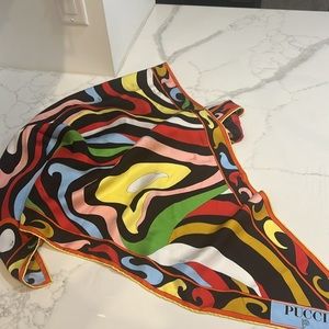 Pucci silk twill scarf